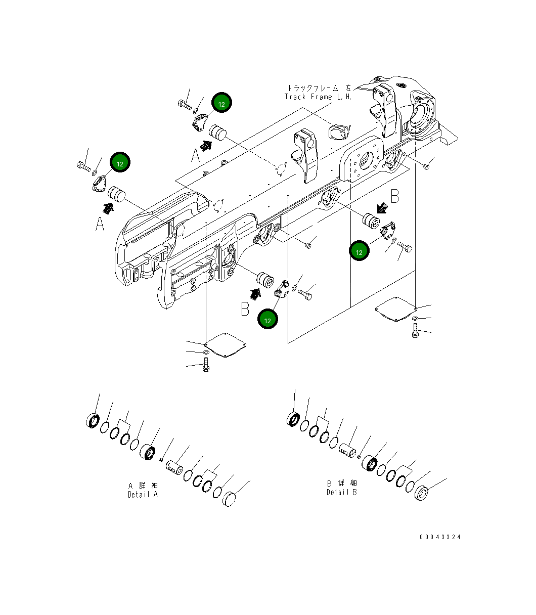Крышка 17M-30-56331 Komatsu