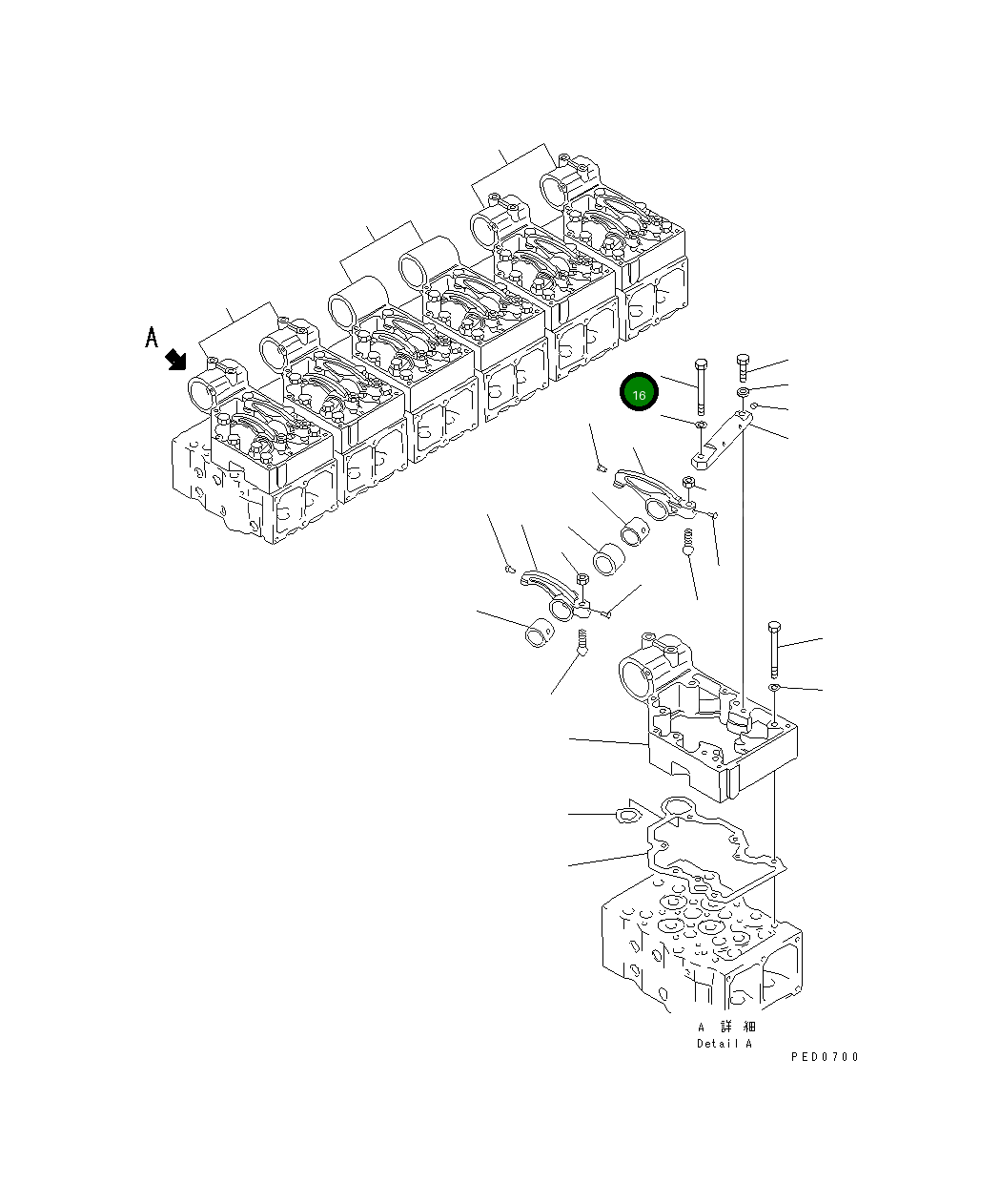 Болт 01011-31215 Komatsu