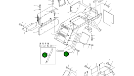 Крышка 56D-54-22141 Komatsu