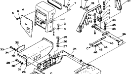 Крышка 196-54-14111 Komatsu