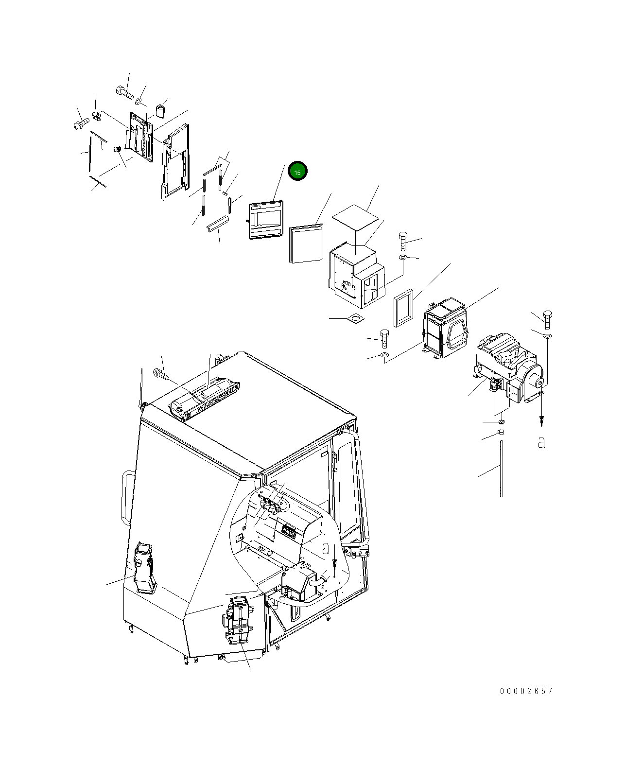 Крышка 418-07-33473 Komatsu