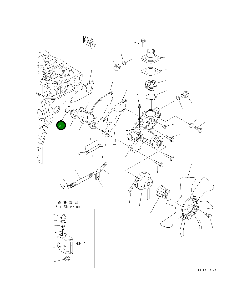 Кольцо уплотнительное (O-Ring) 453-658 Komatsu
