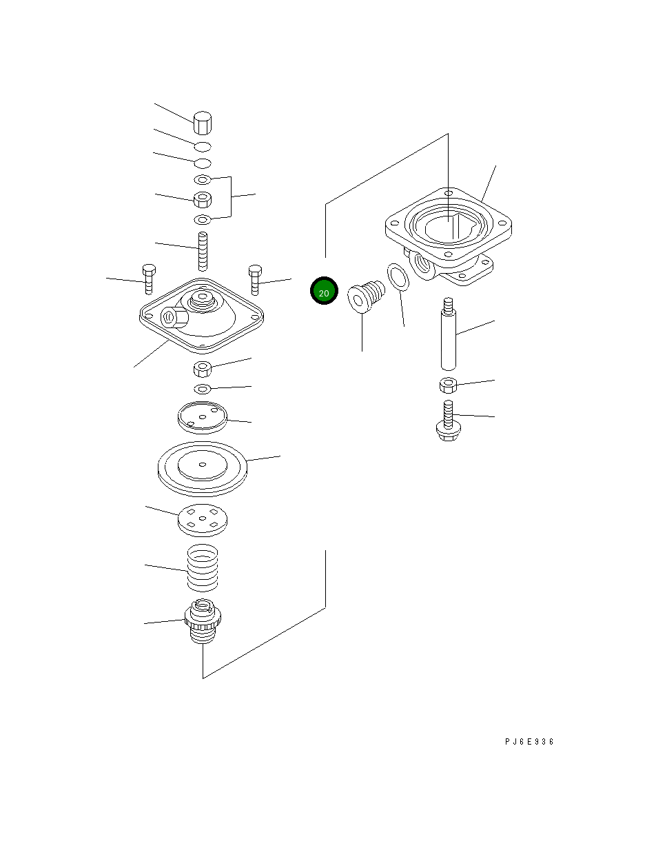 Болт ND949045-0120 Komatsu