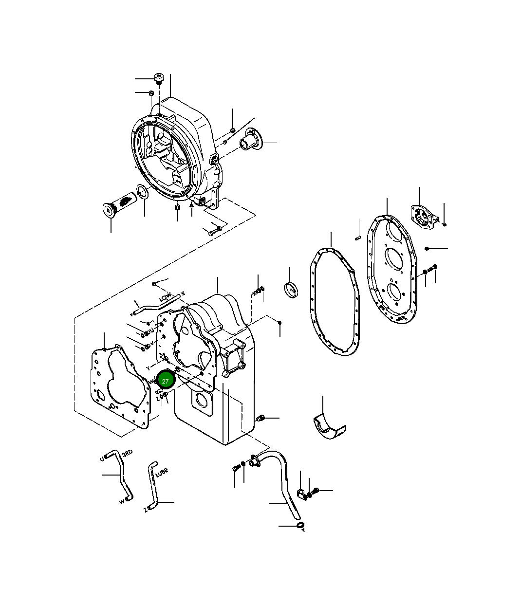 Кольцо уплотнительное (O-Ring) 55 741 Komatsu