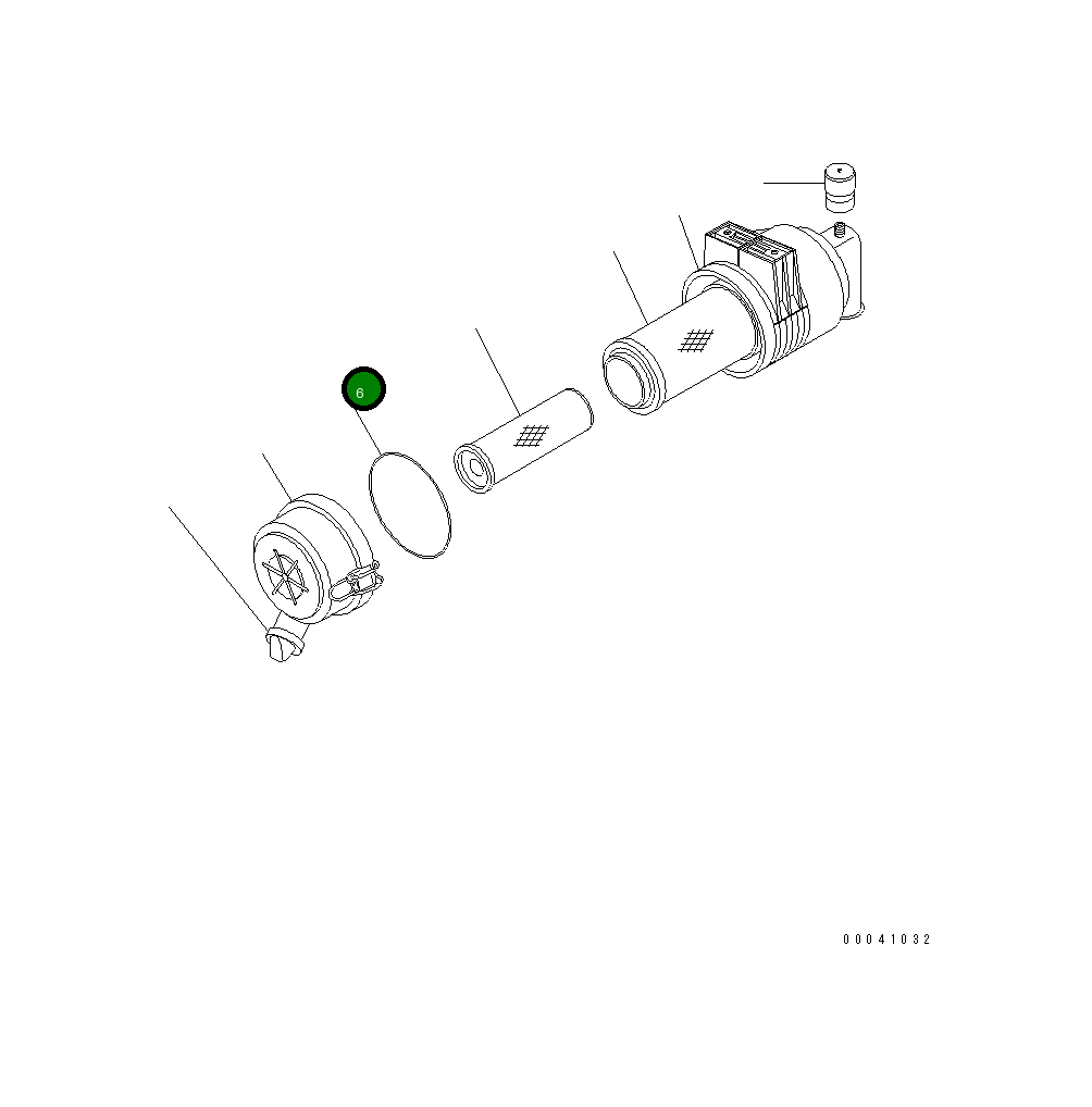 Кольцо уплотнительное (O-Ring) KT1G347-1175-0 Komatsu