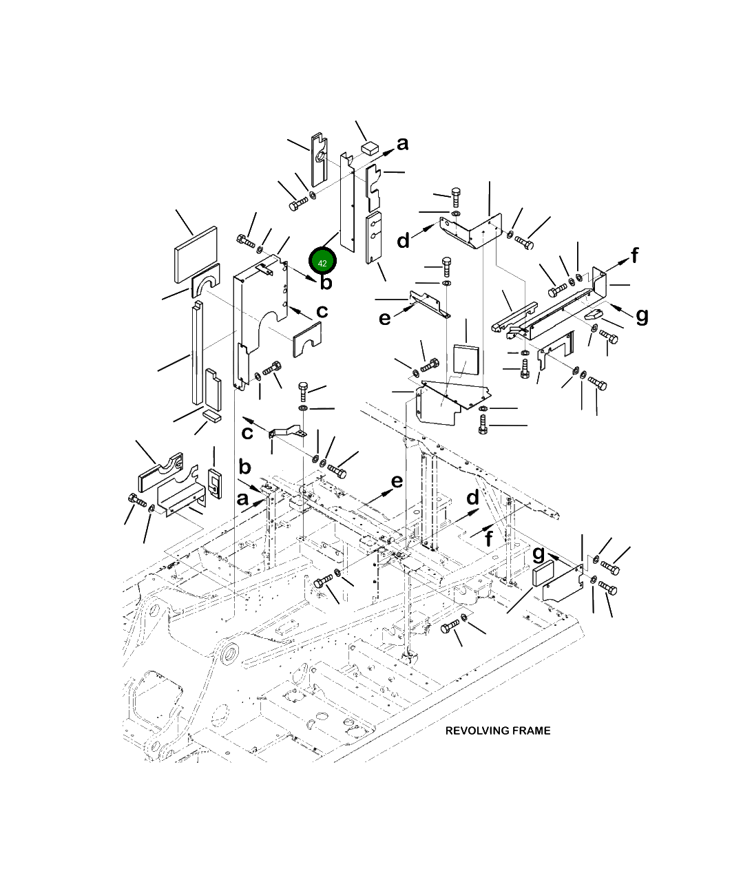 Крышка 207-54-42391 Komatsu