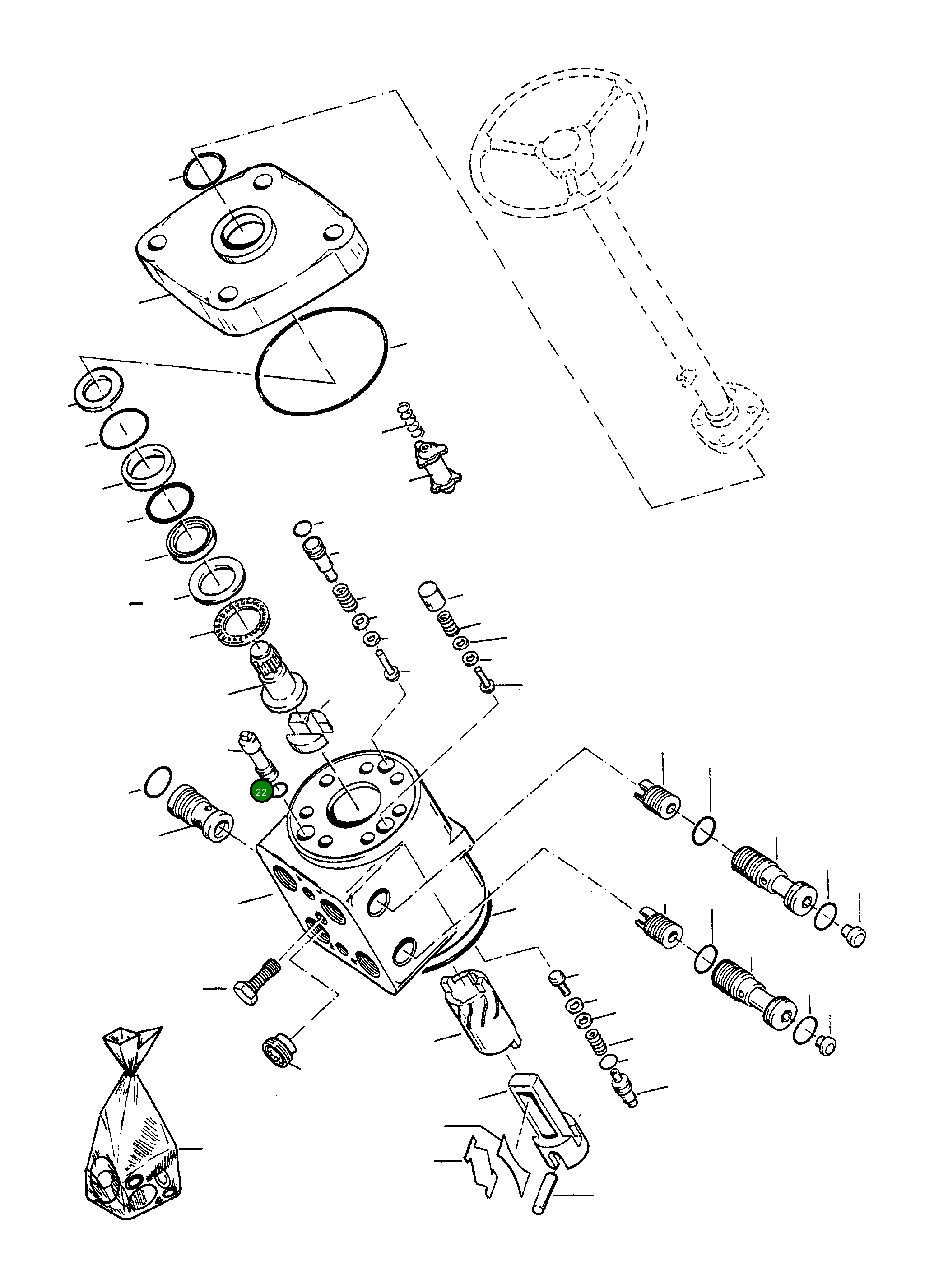 Кольцо уплотнительное (O-Ring) 3235316M1 Komatsu