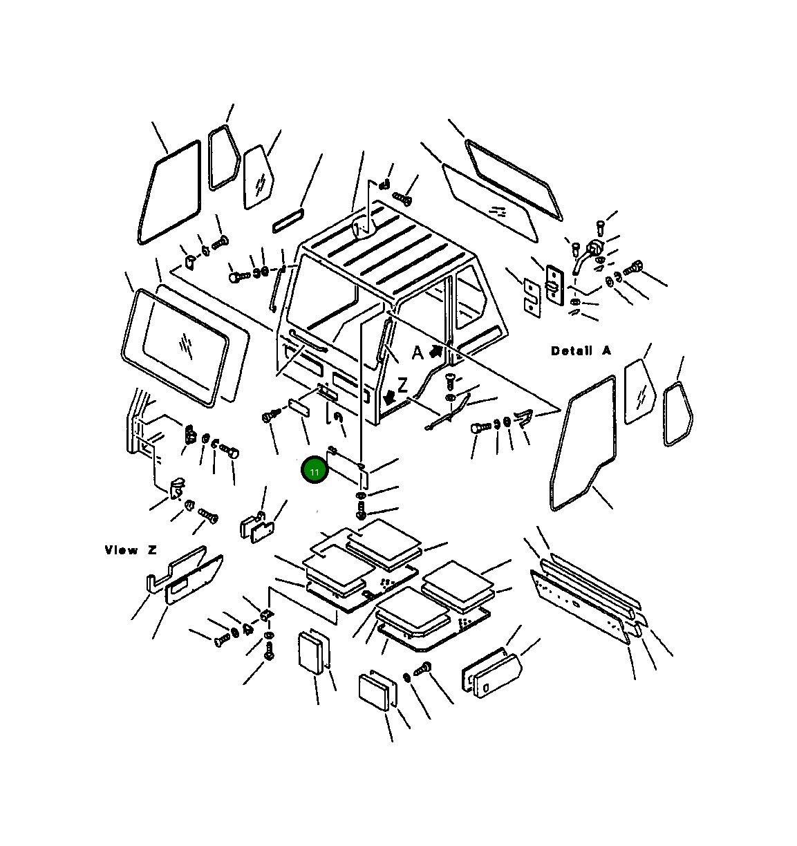 Крышка 561-54-62450 Komatsu