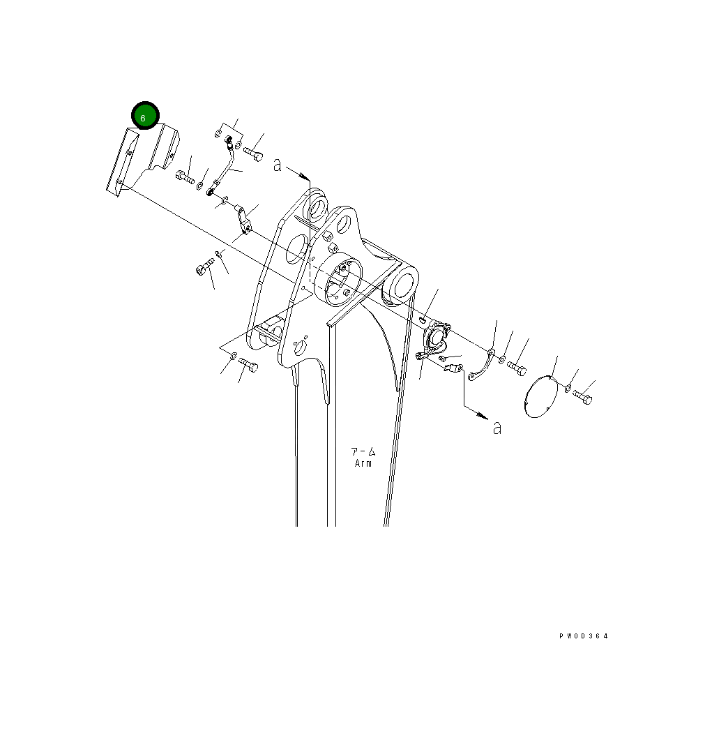 Крышка 21W-70-42131  Komatsu