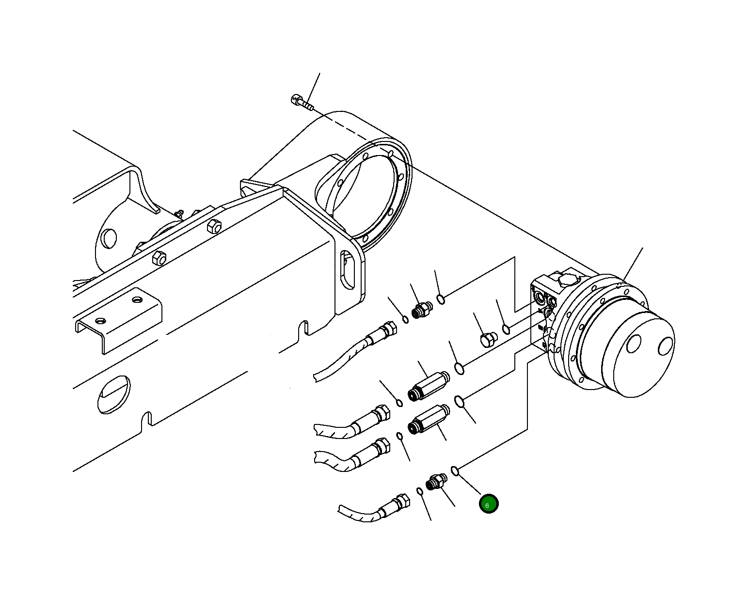 Кольцо уплотнительное (O-Ring) 07002-12011 Komatsu