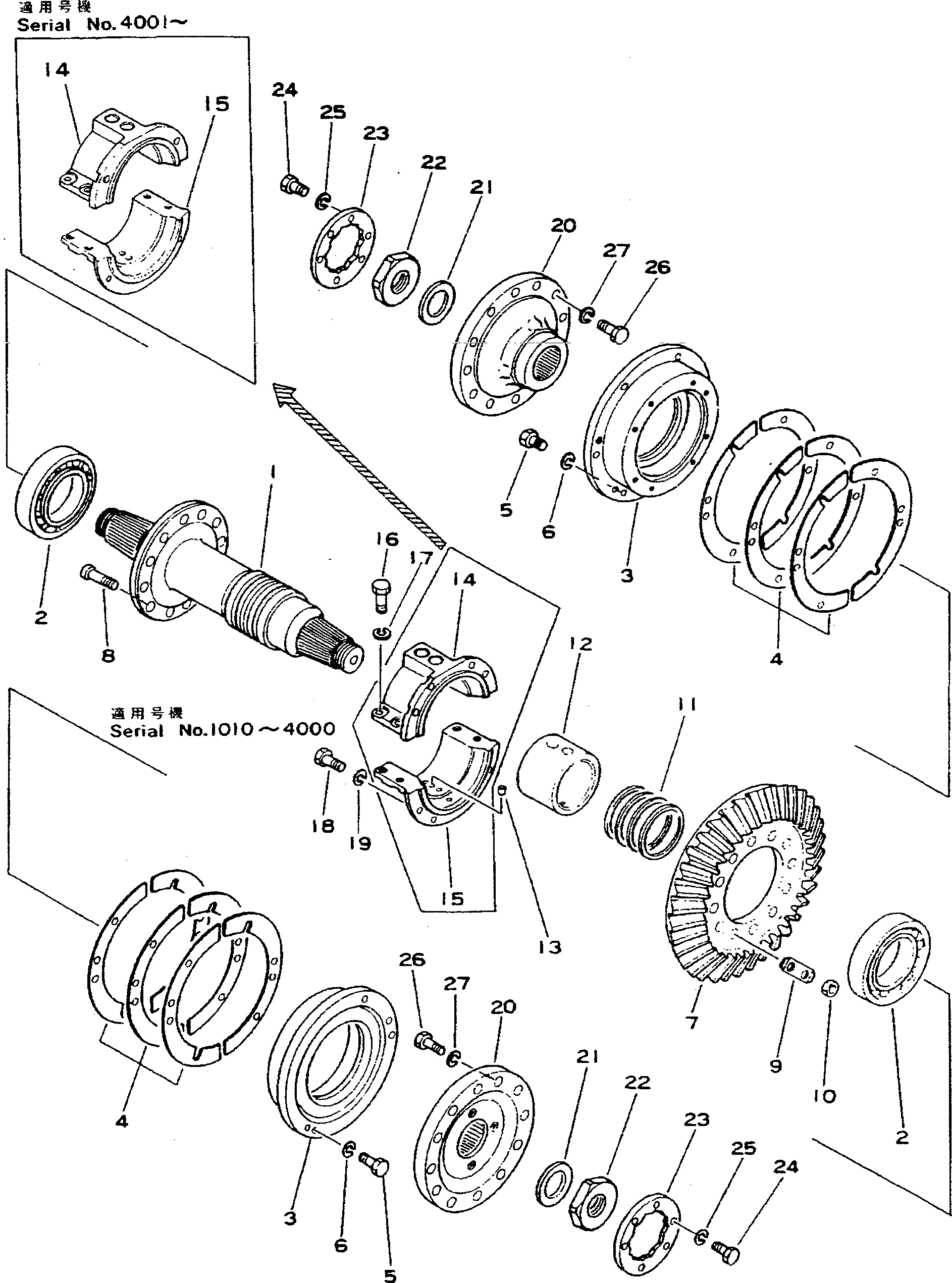 Болт 01084-01860  Komatsu