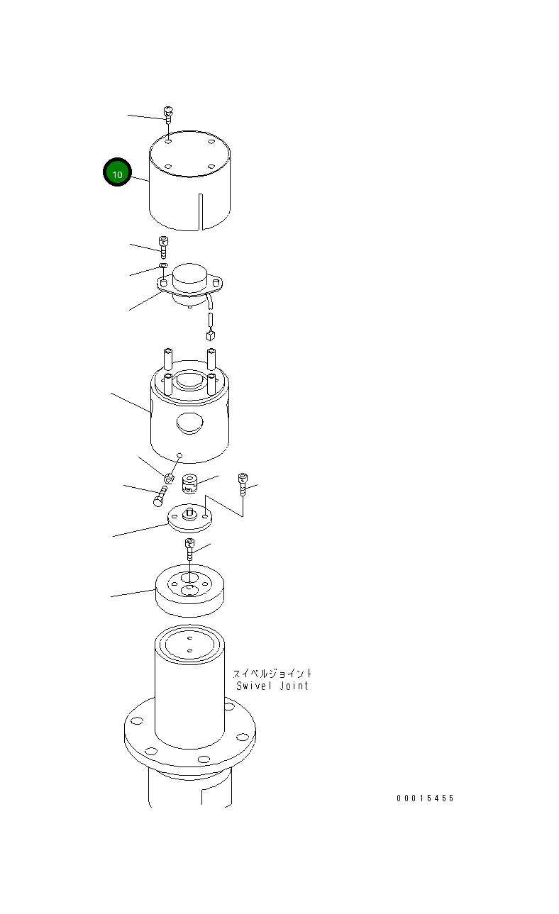 Крышка 23F-843-3150 Komatsu