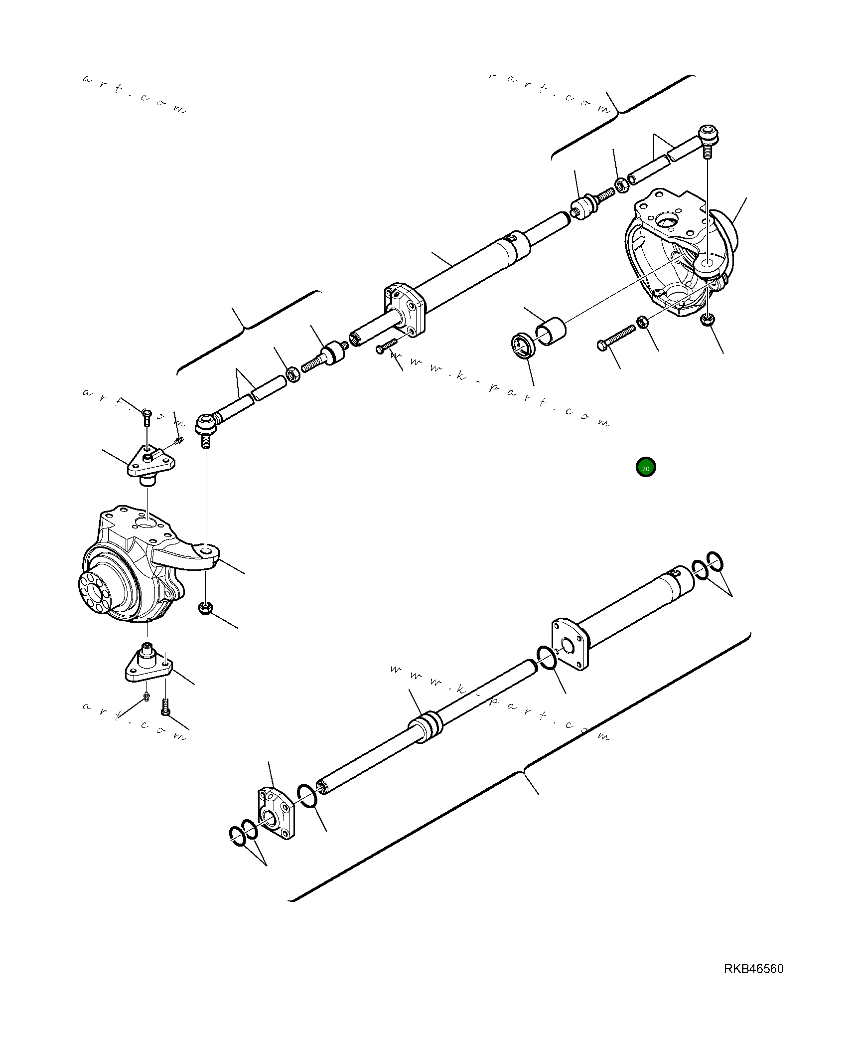 Болт CA0127223 Komatsu