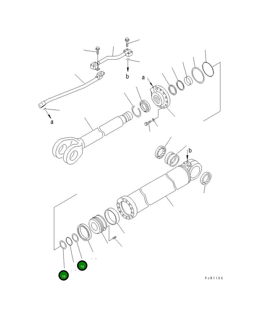 Кольцо 07001-05095  Komatsu
