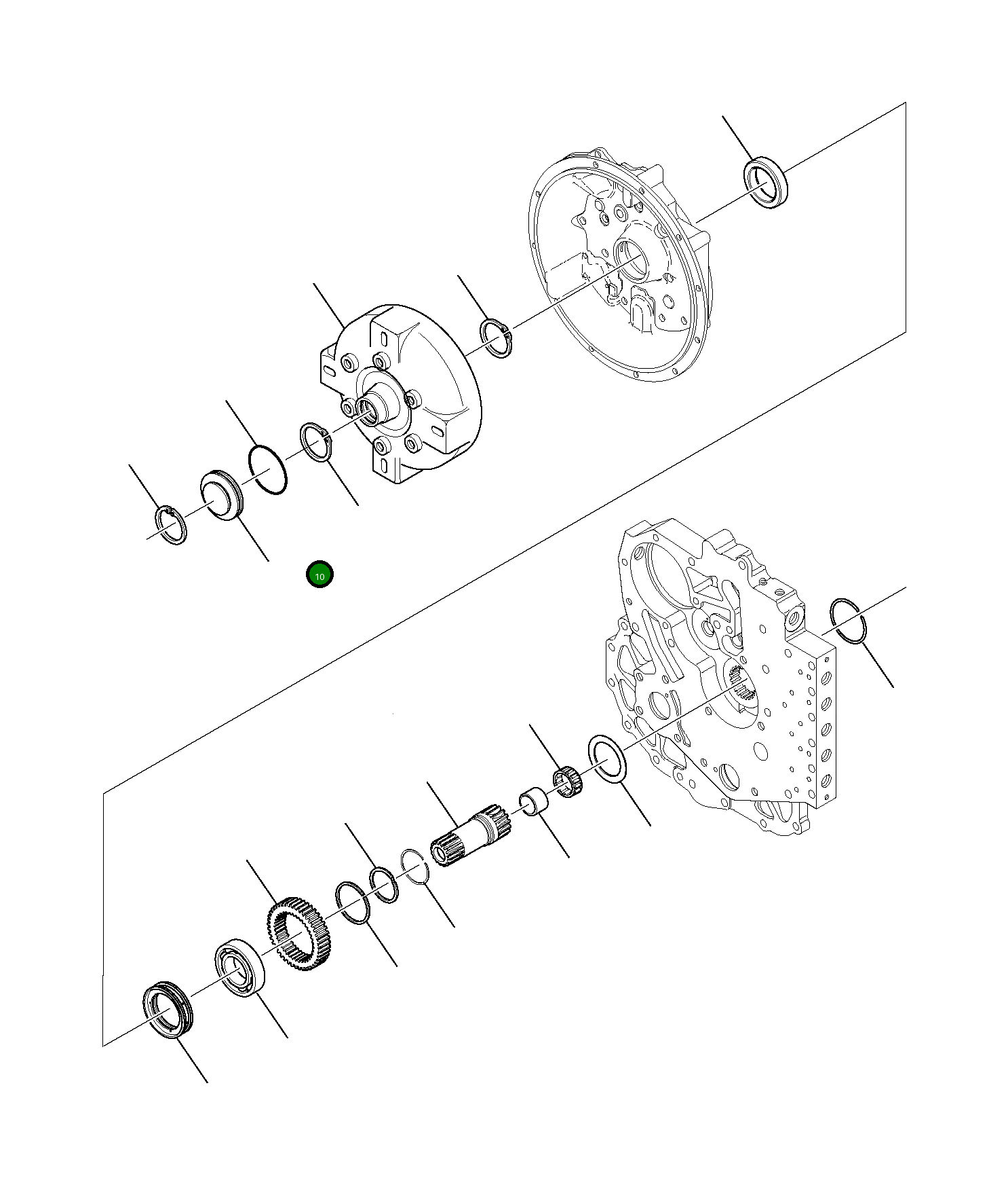 Кольцо уплотнительное (O-Ring) CK60K30114  Komatsu