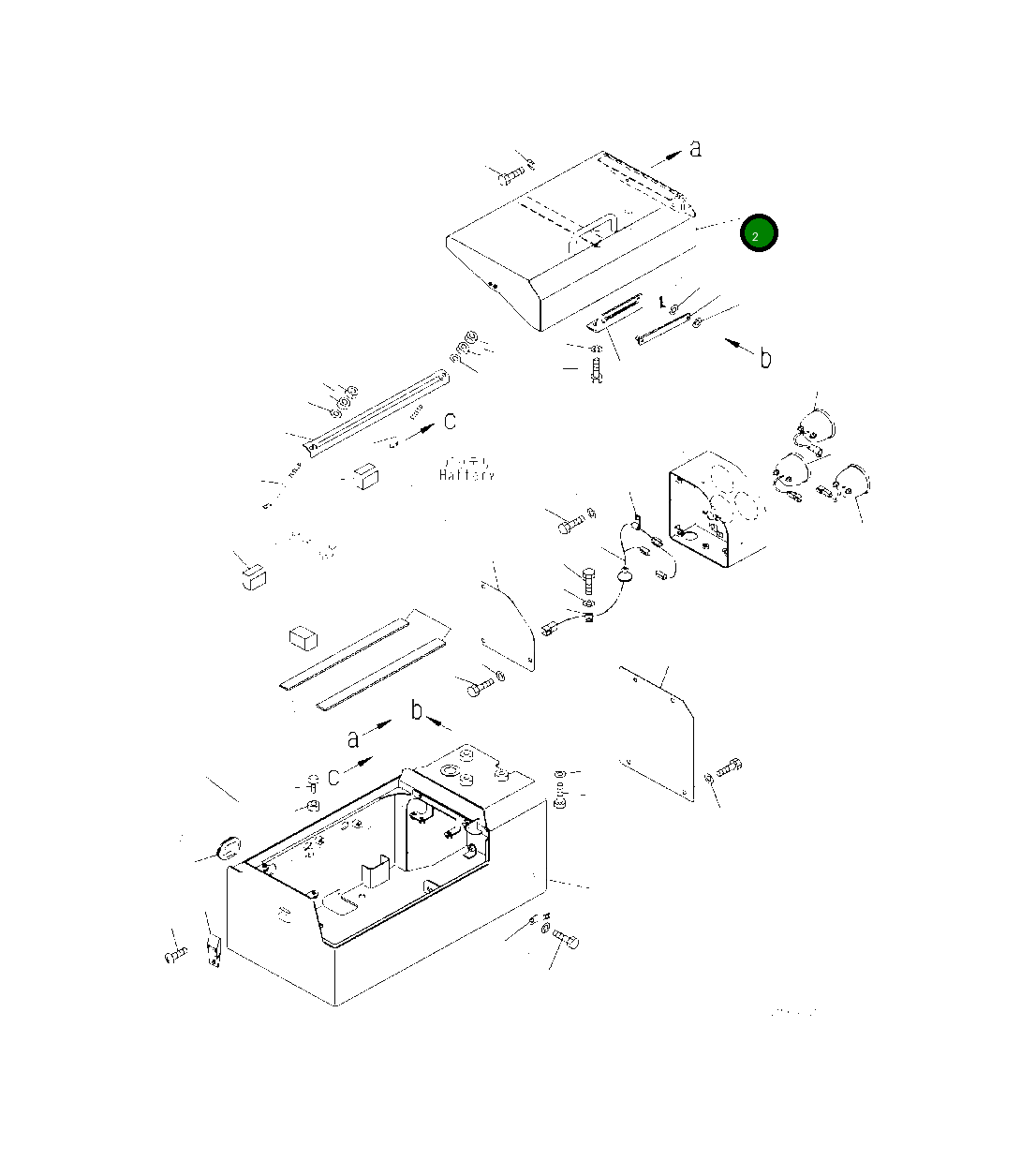 Крышка 425-06-44130 Komatsu