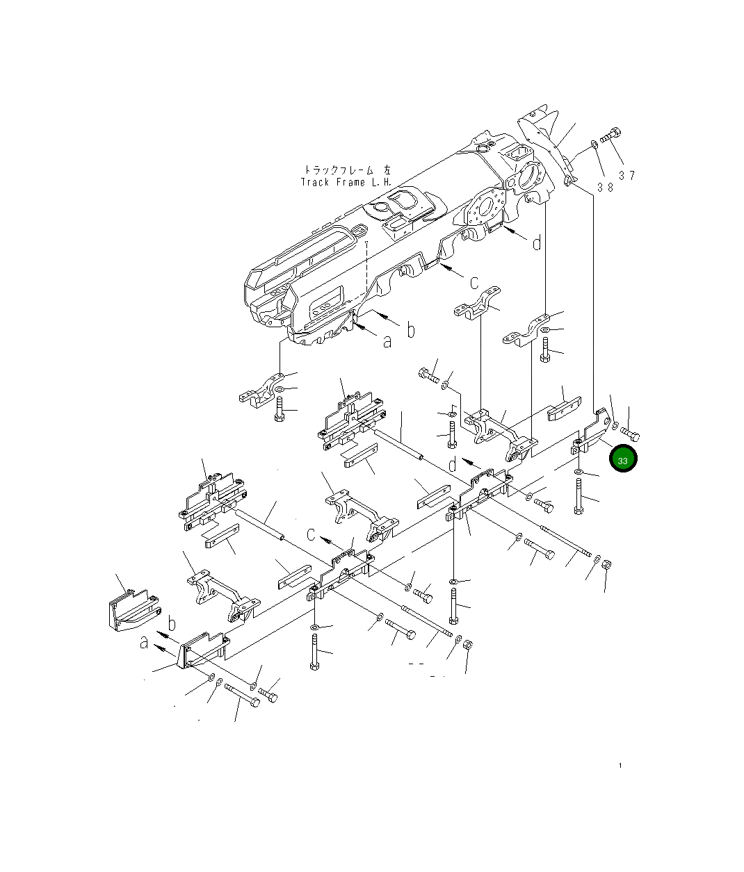 Крышка 19M-30-11910  Komatsu