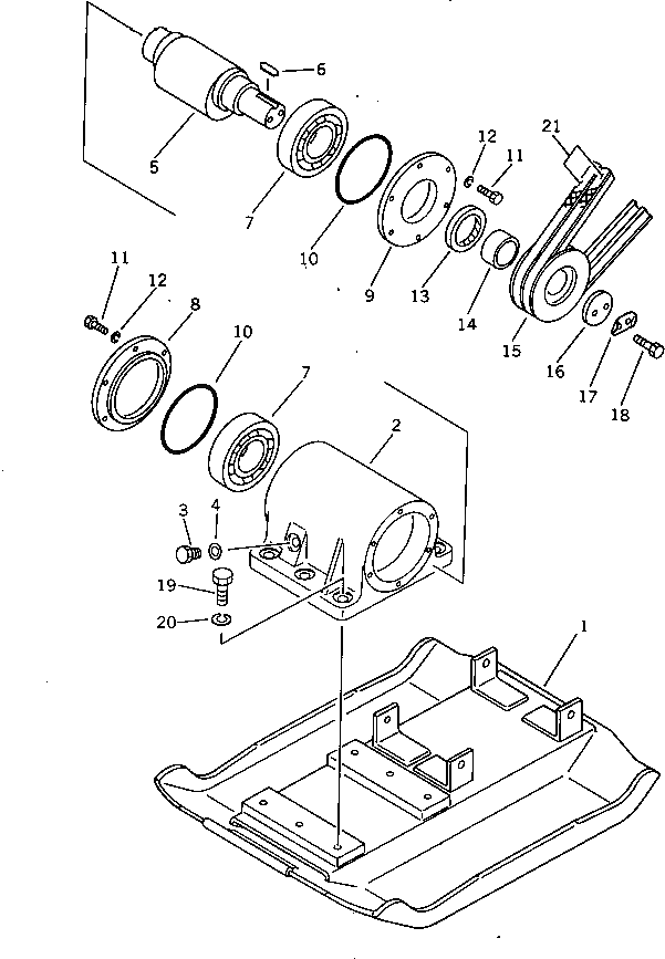 Кольцо уплотнительное (O-Ring) 2691-21-862  Komatsu