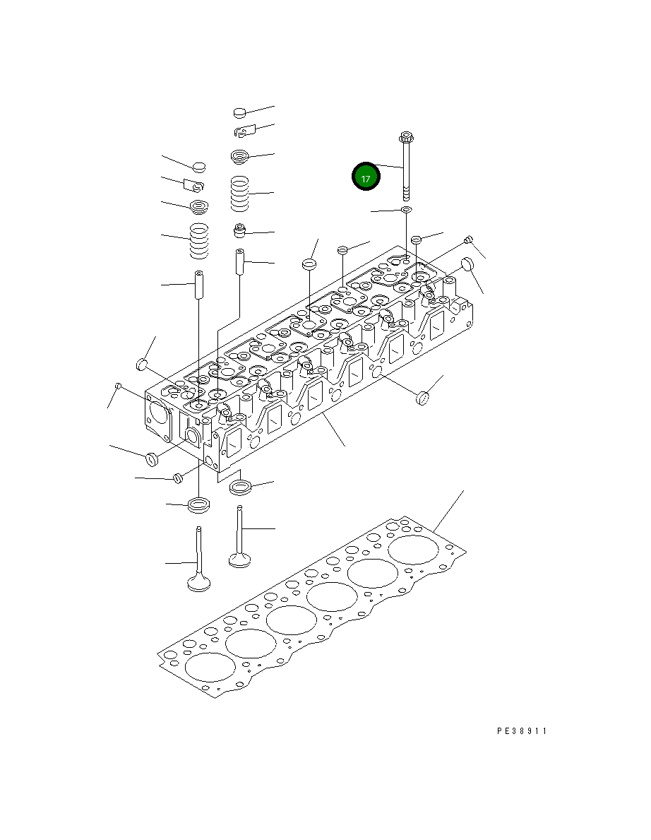 Болт 6204-13-1610 Komatsu