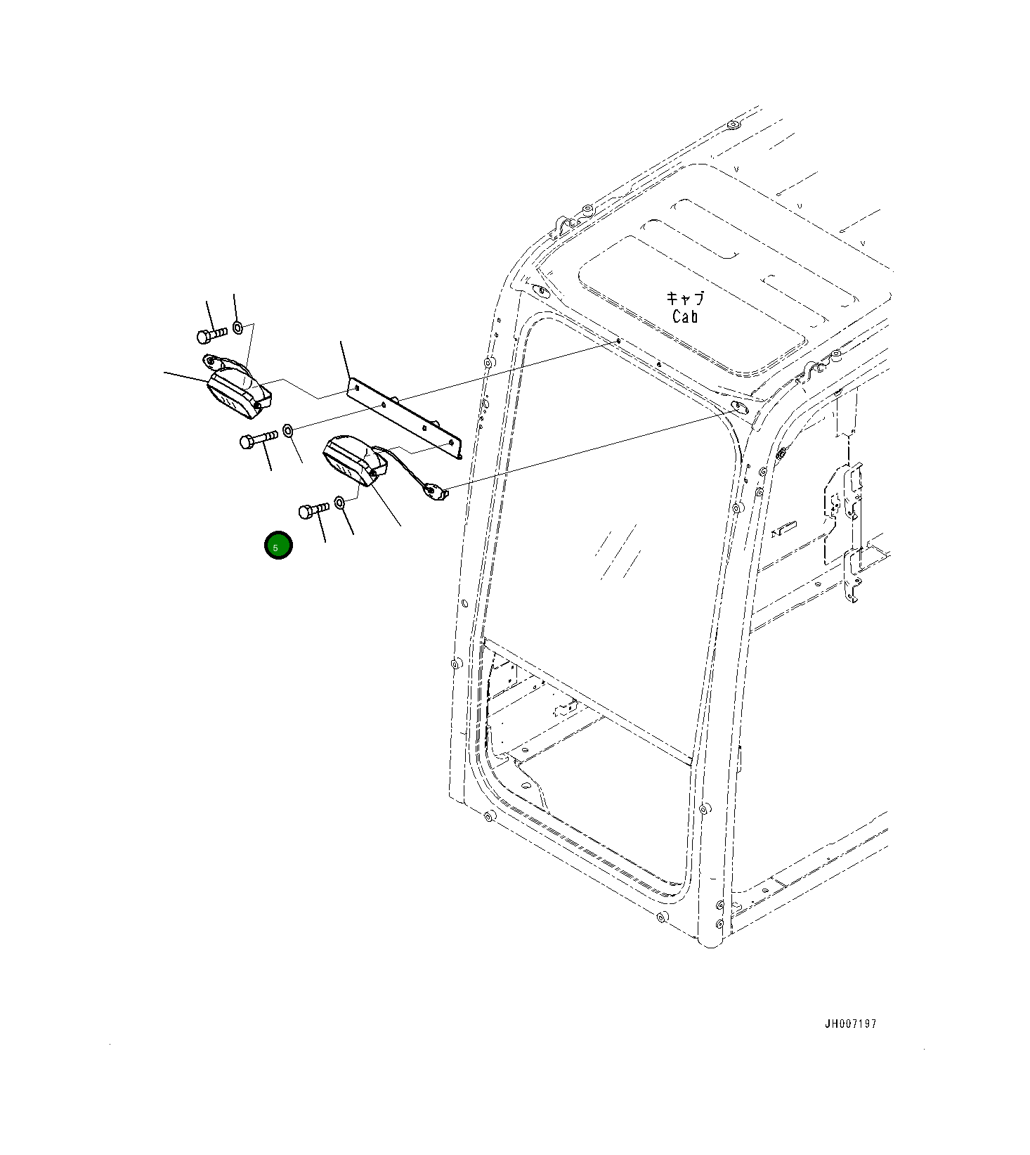 Болт 01010D1065 Komatsu