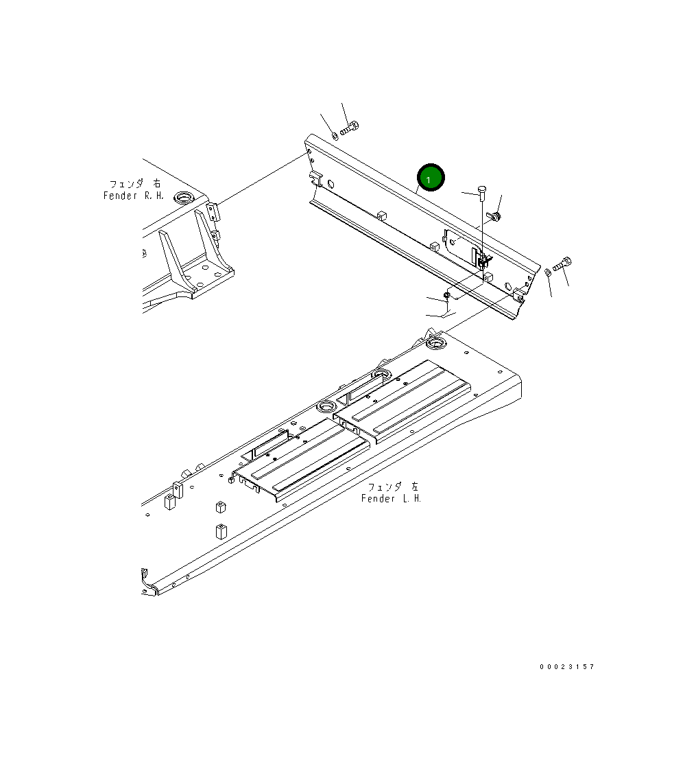Крышка 154-54-78550 Komatsu