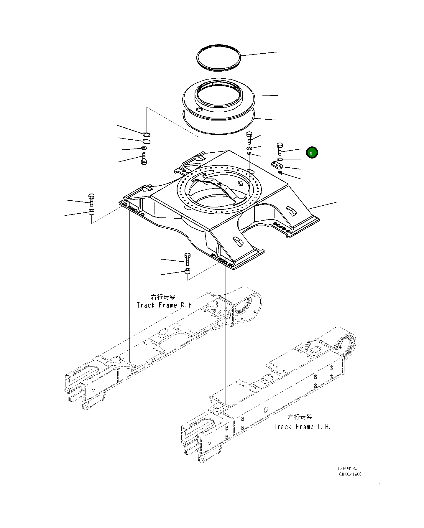 Болт 21M-30-31130 Komatsu