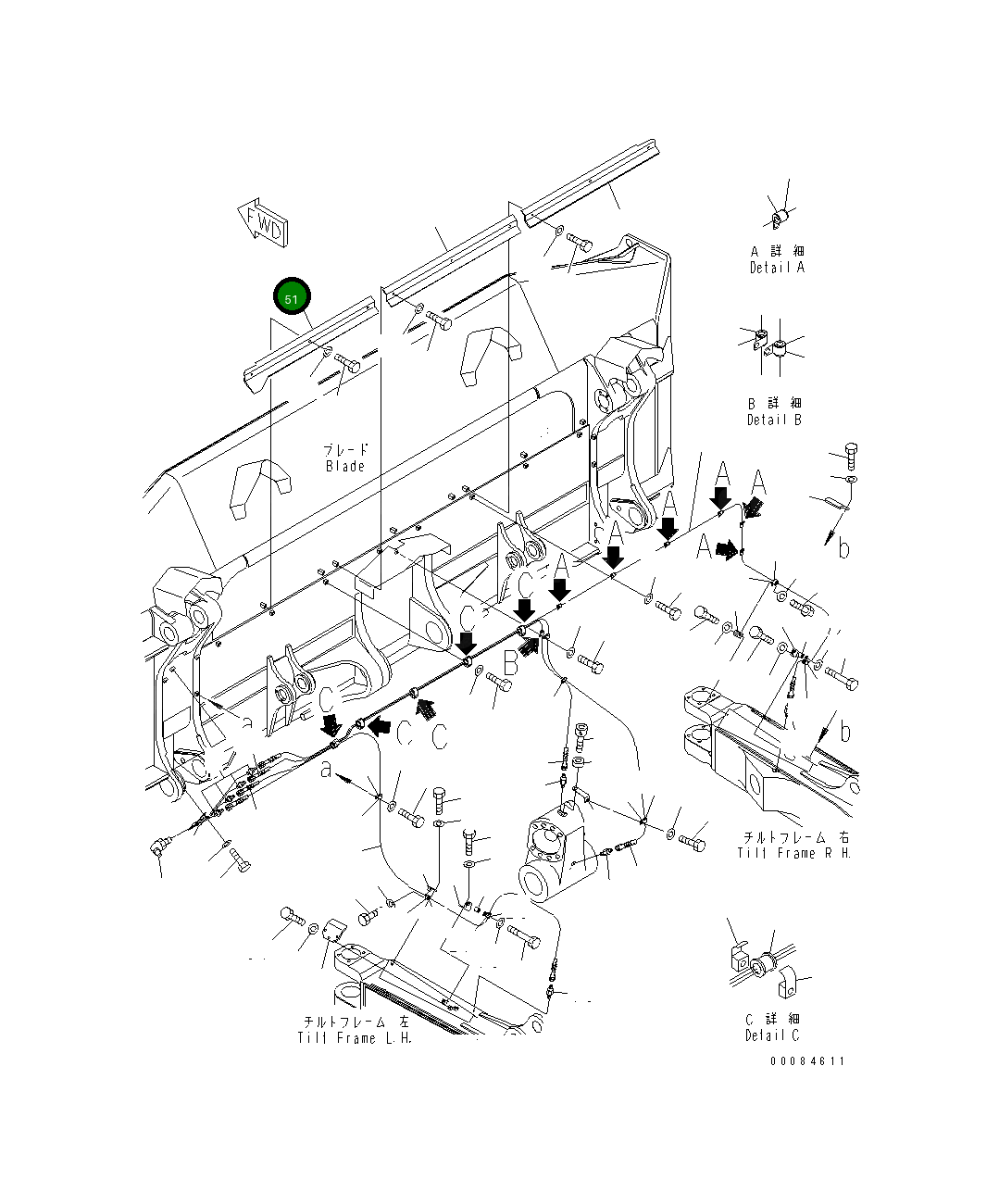 Крышка 198-68-12110 Komatsu