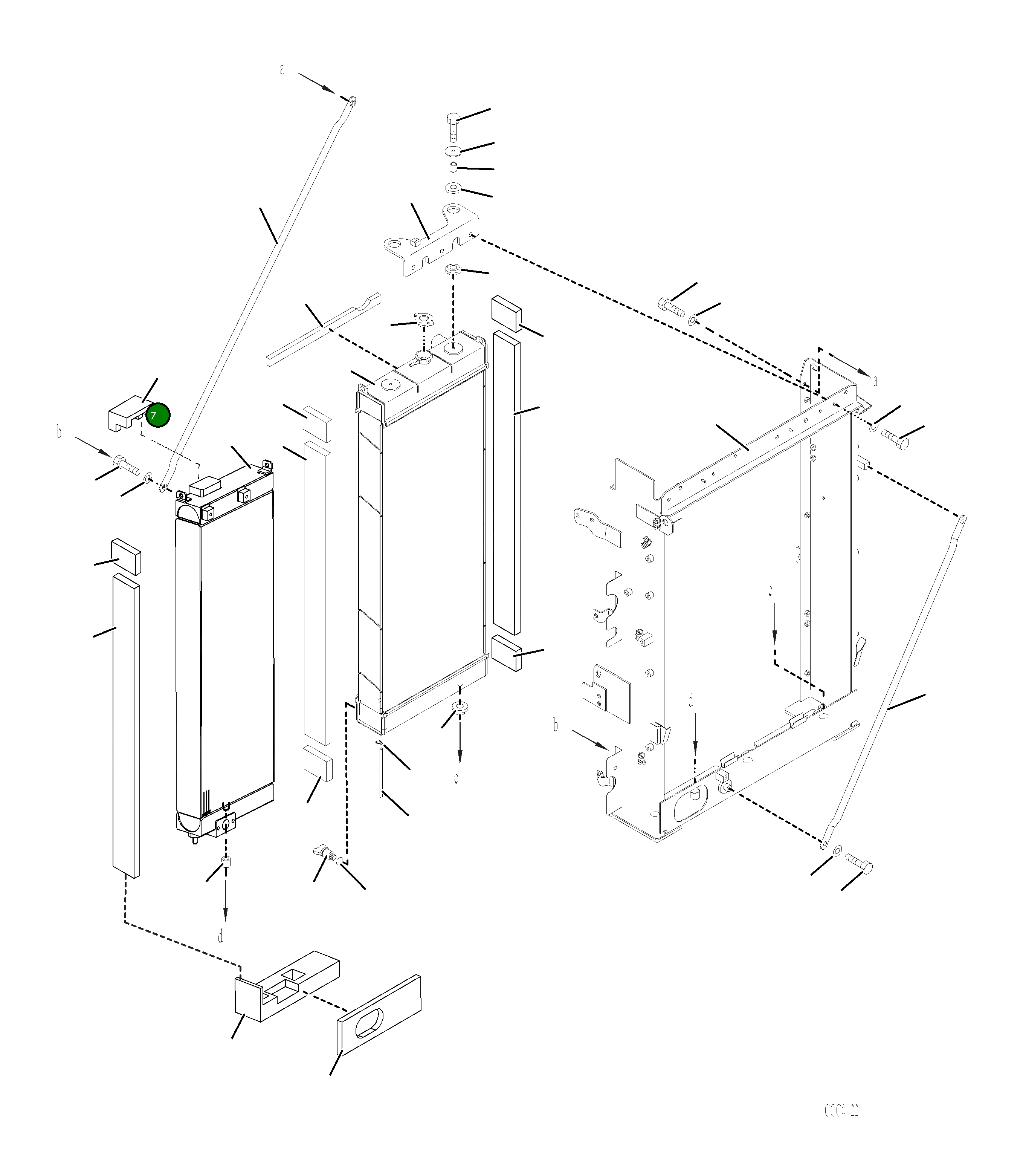 Крышка 2A6-03-A1170  Komatsu