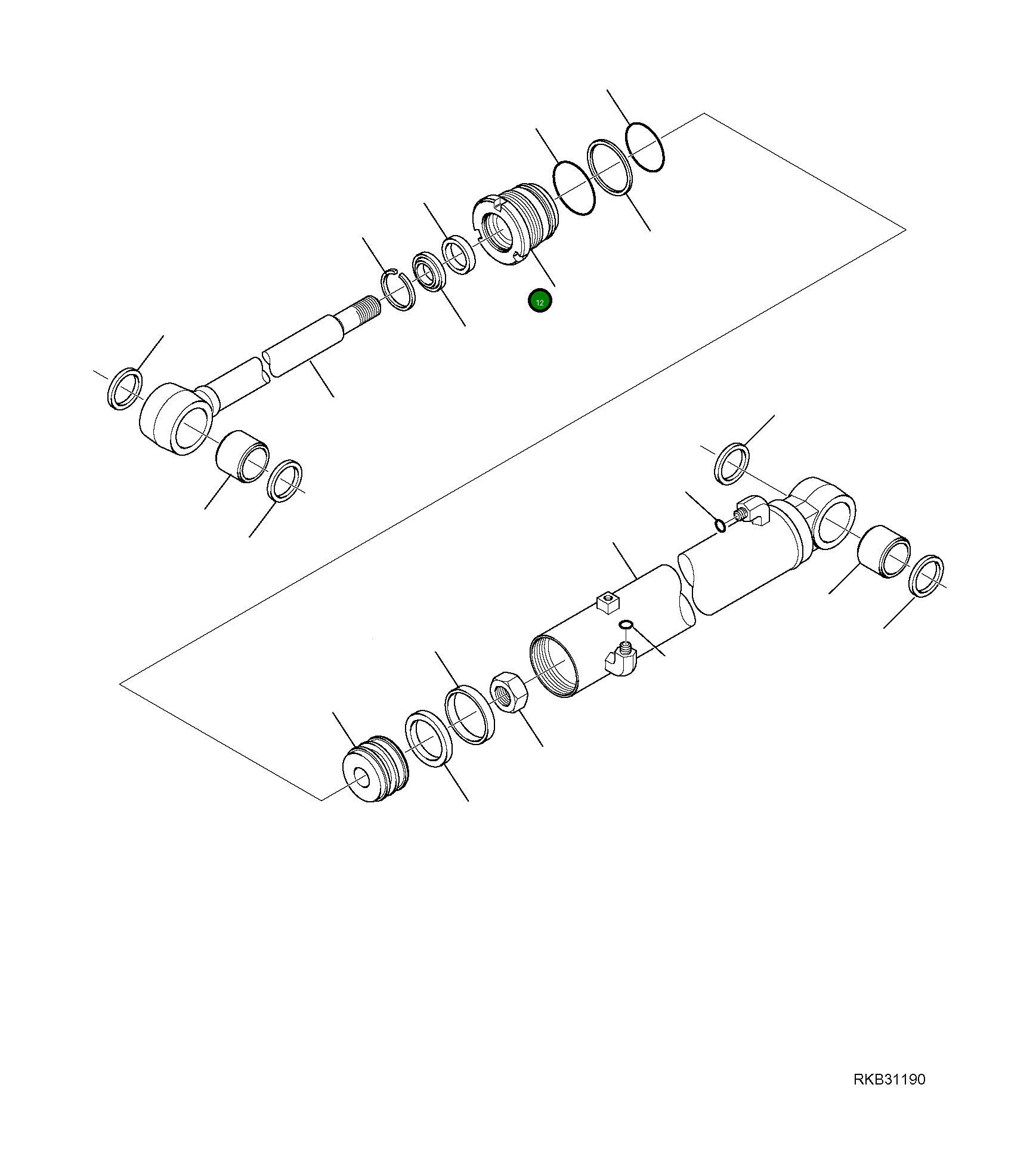 Кольцо уплотнительное (O-Ring) 855661236  Komatsu