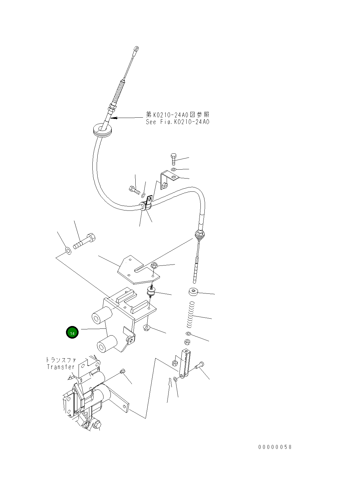 Болт 418-22-36181  Komatsu