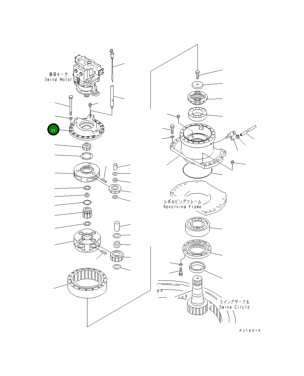 Крышка 207-26-62160  Komatsu