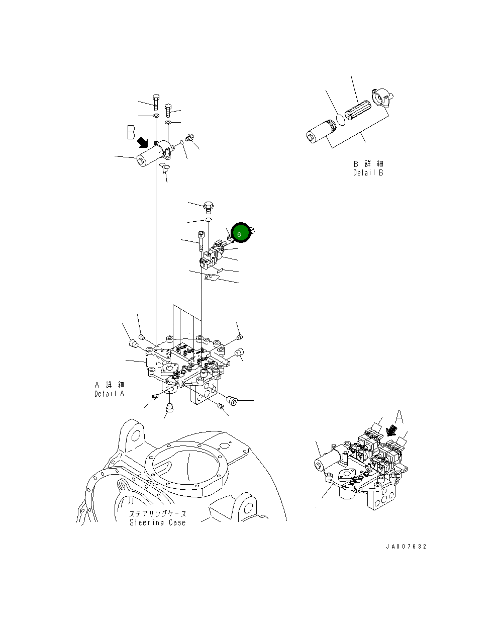 Болт 01252-70540 Komatsu