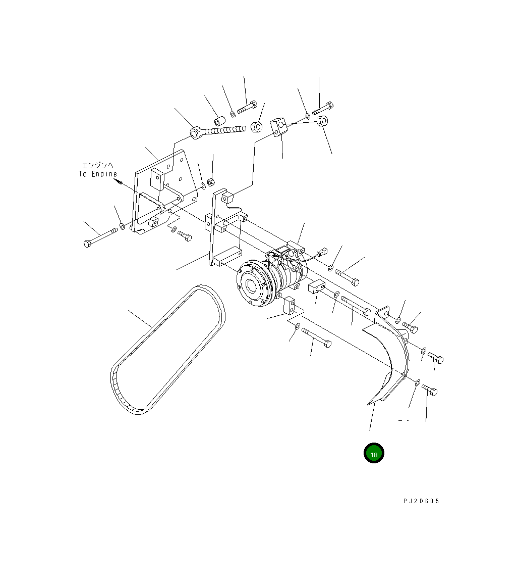 Крышка 569-07-81231 Komatsu