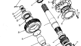 Вал GD372F306 Komatsu