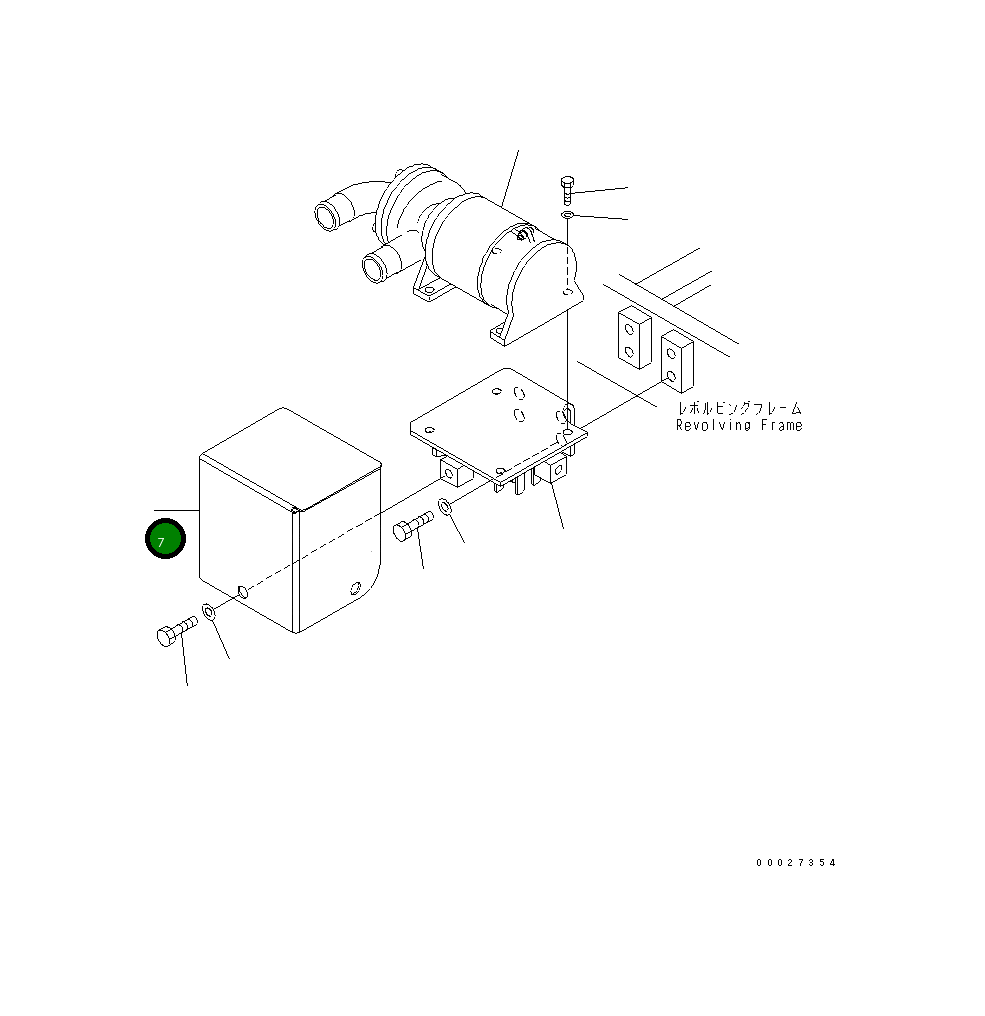 Крышка 208-977-7690 Komatsu