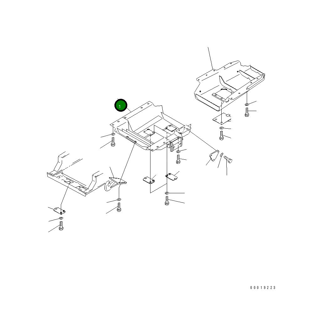 Крышка 176-54-56250  Komatsu