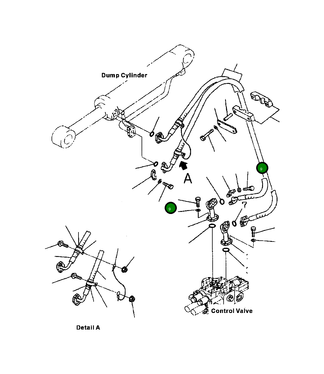 Болт 07372-2135 Komatsu