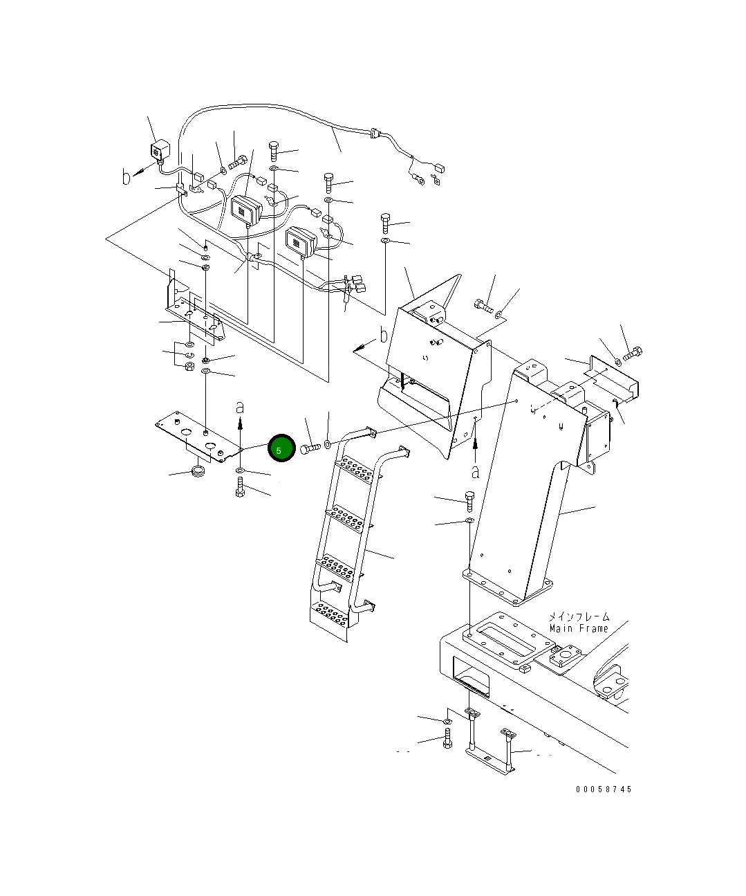 Крышка 569-54-88871 Komatsu