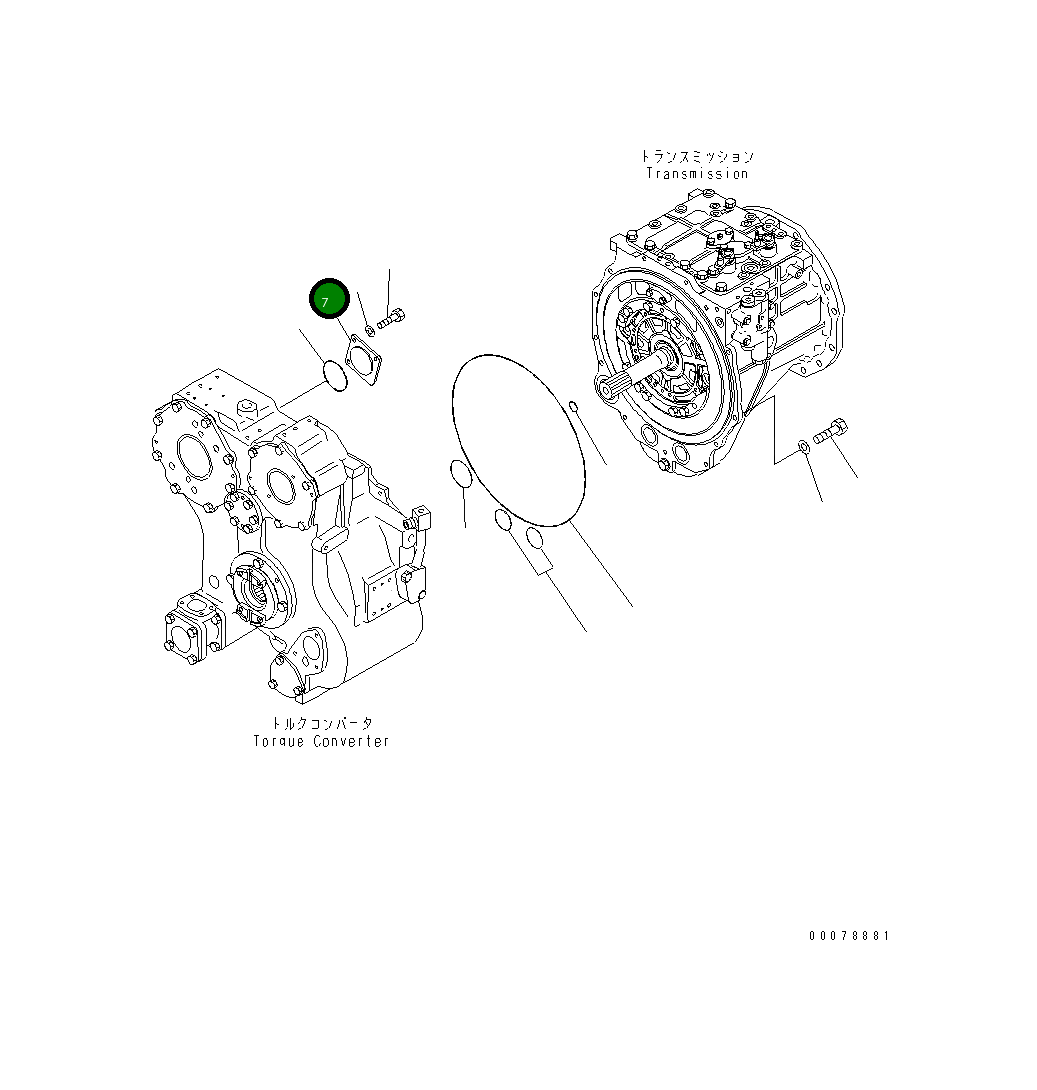 Крышка 134-13-64460 Komatsu