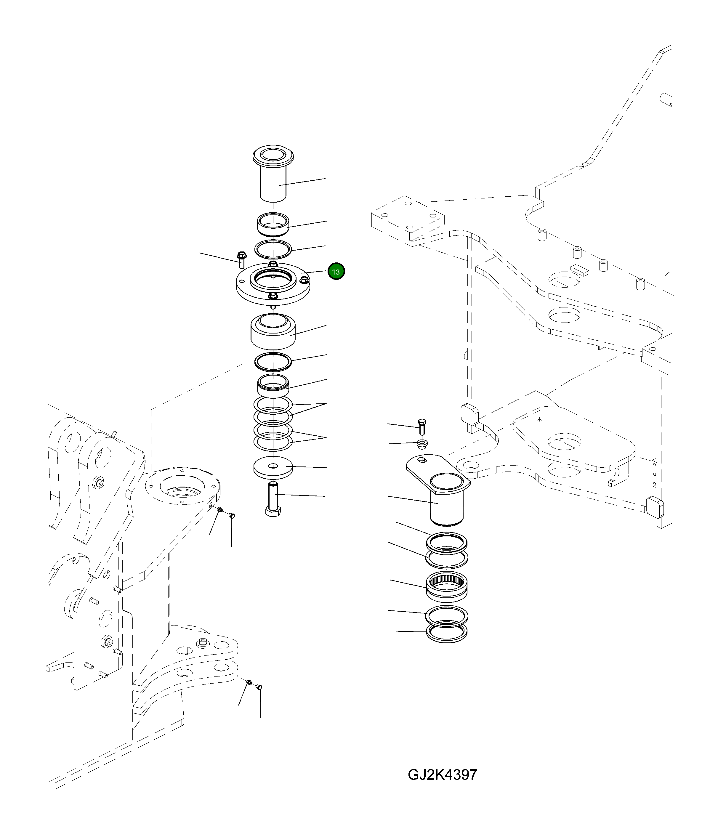 Крышка 42W-46-23100 Komatsu