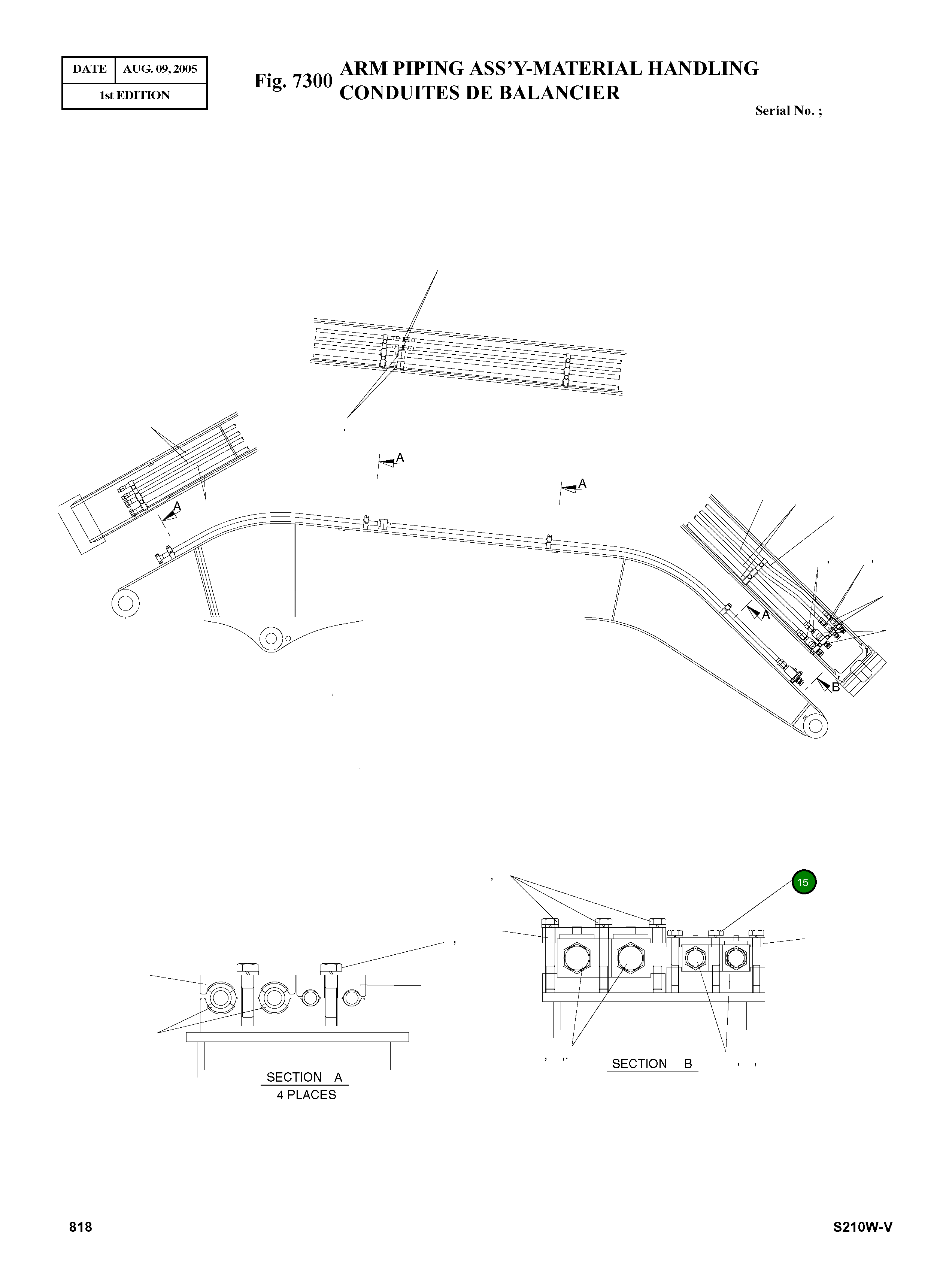 Болт S0558863 Komatsu