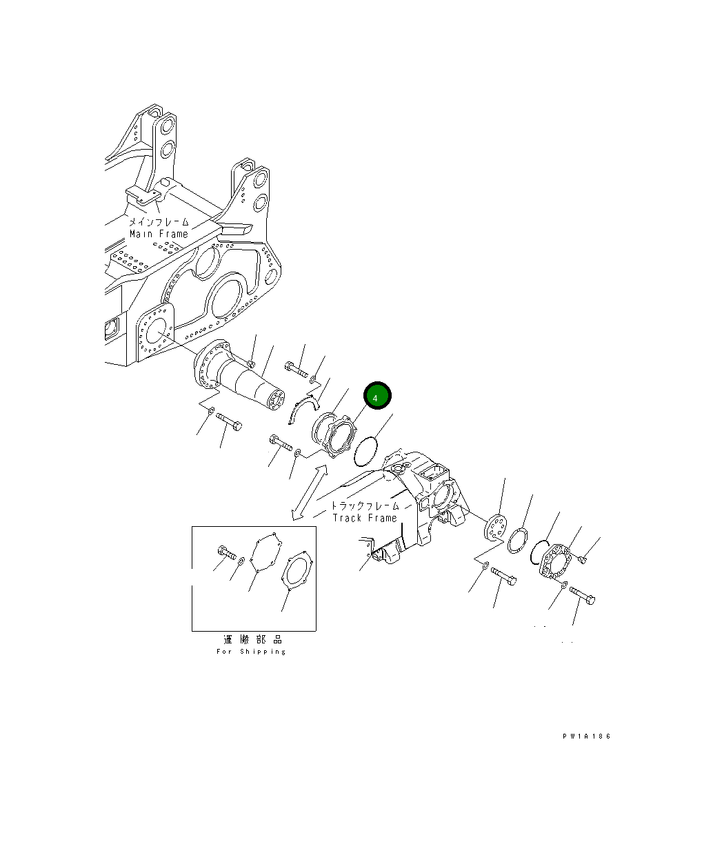 Крышка 19M-31-11173  Komatsu