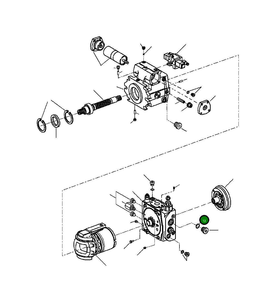 Кольцо уплотнительное (O-Ring) 1440 361 H1 Komatsu