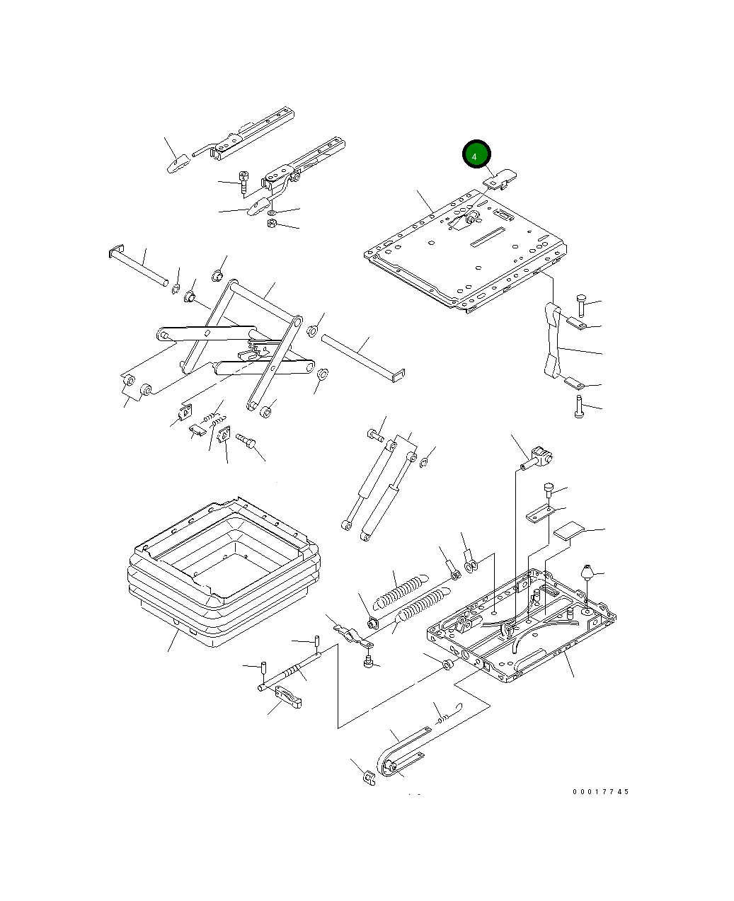 Крышка 20K-57-32220 Komatsu
