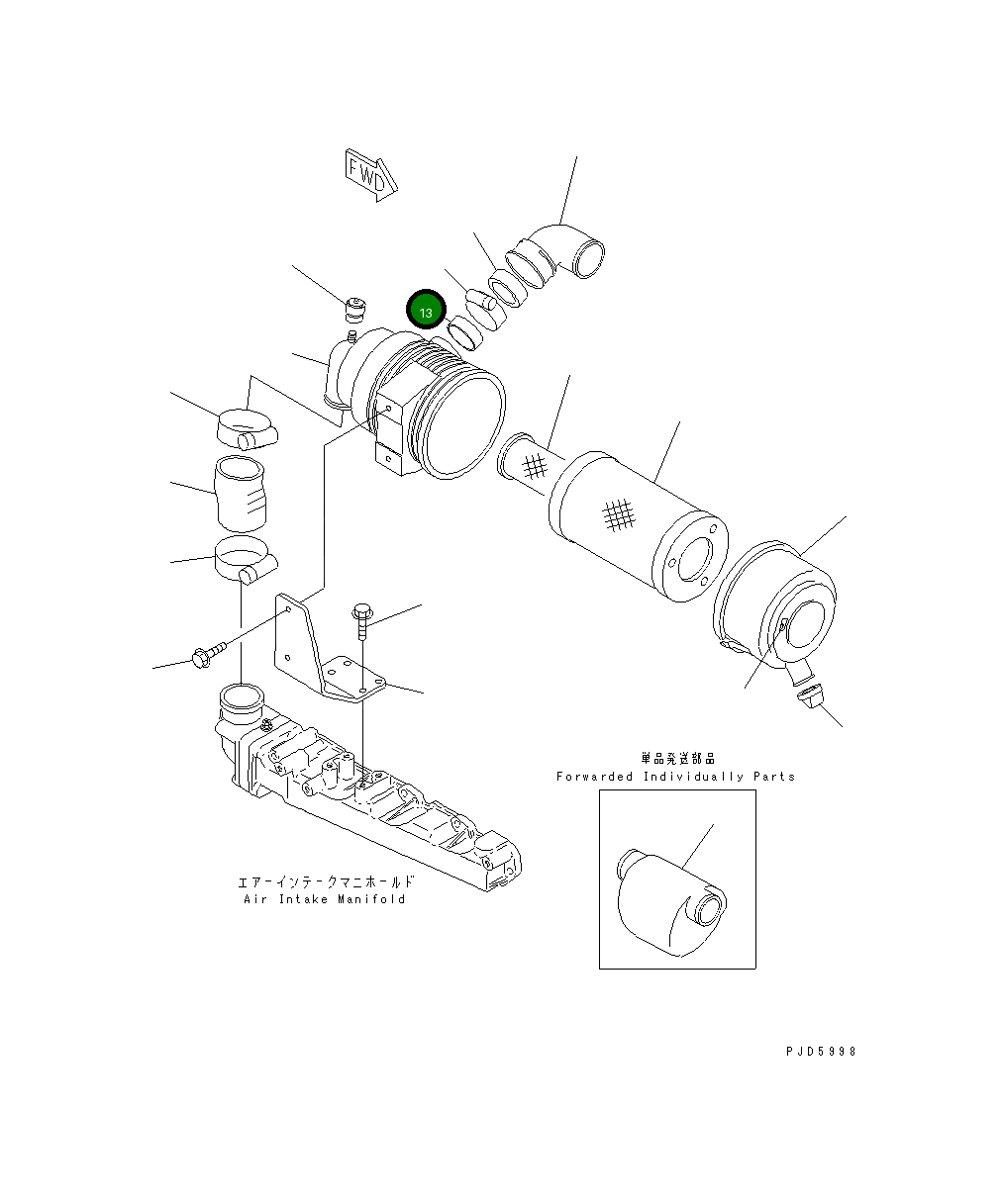 Кольцо YM129259-12570 Komatsu