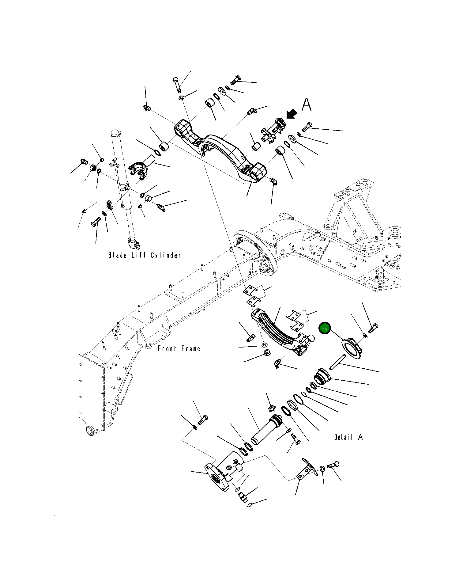 Крышка 23H-70-11260 Komatsu