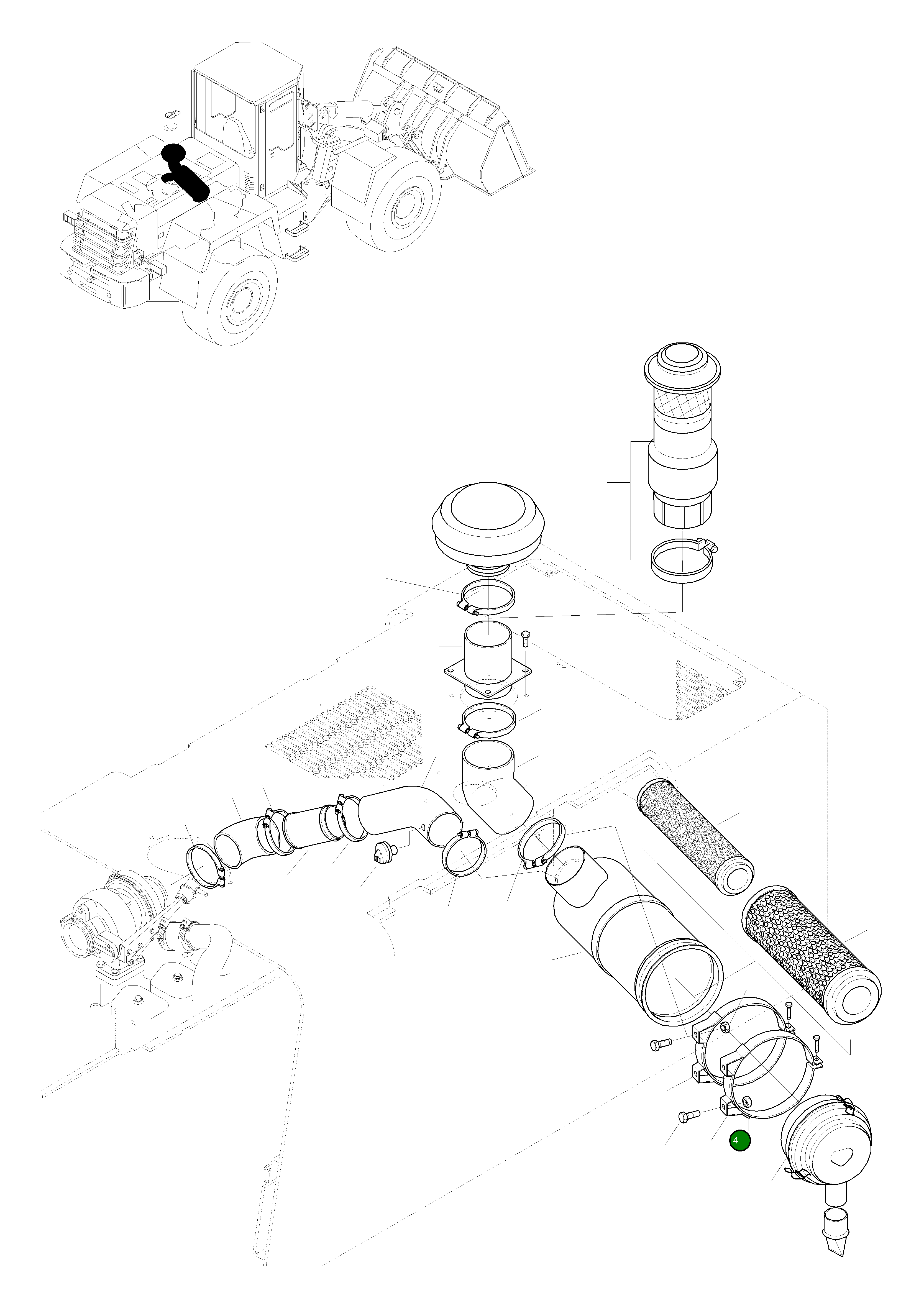 Крышка 42X-01-H0P03  Komatsu