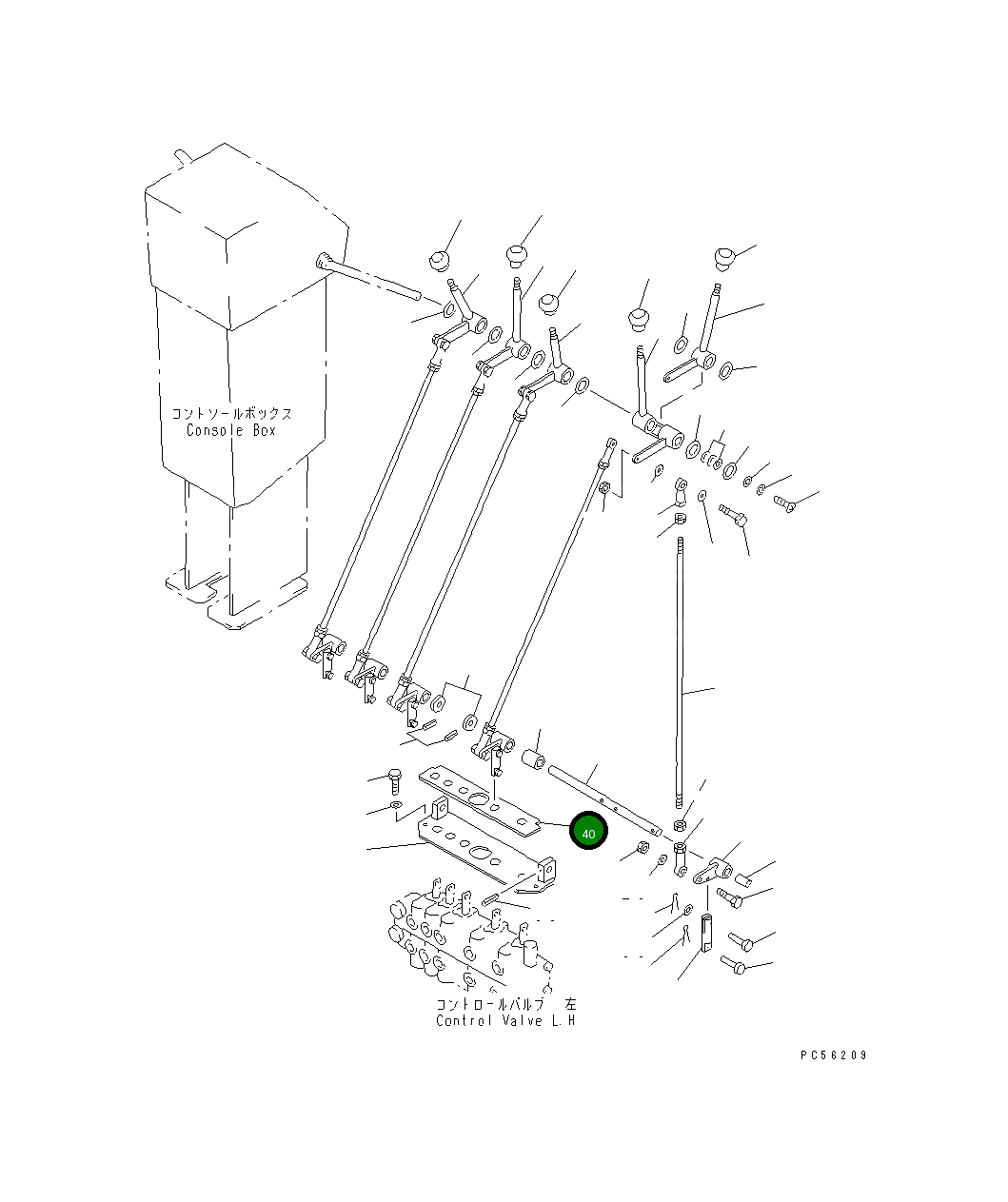 Крышка 23E-43-18730 Komatsu