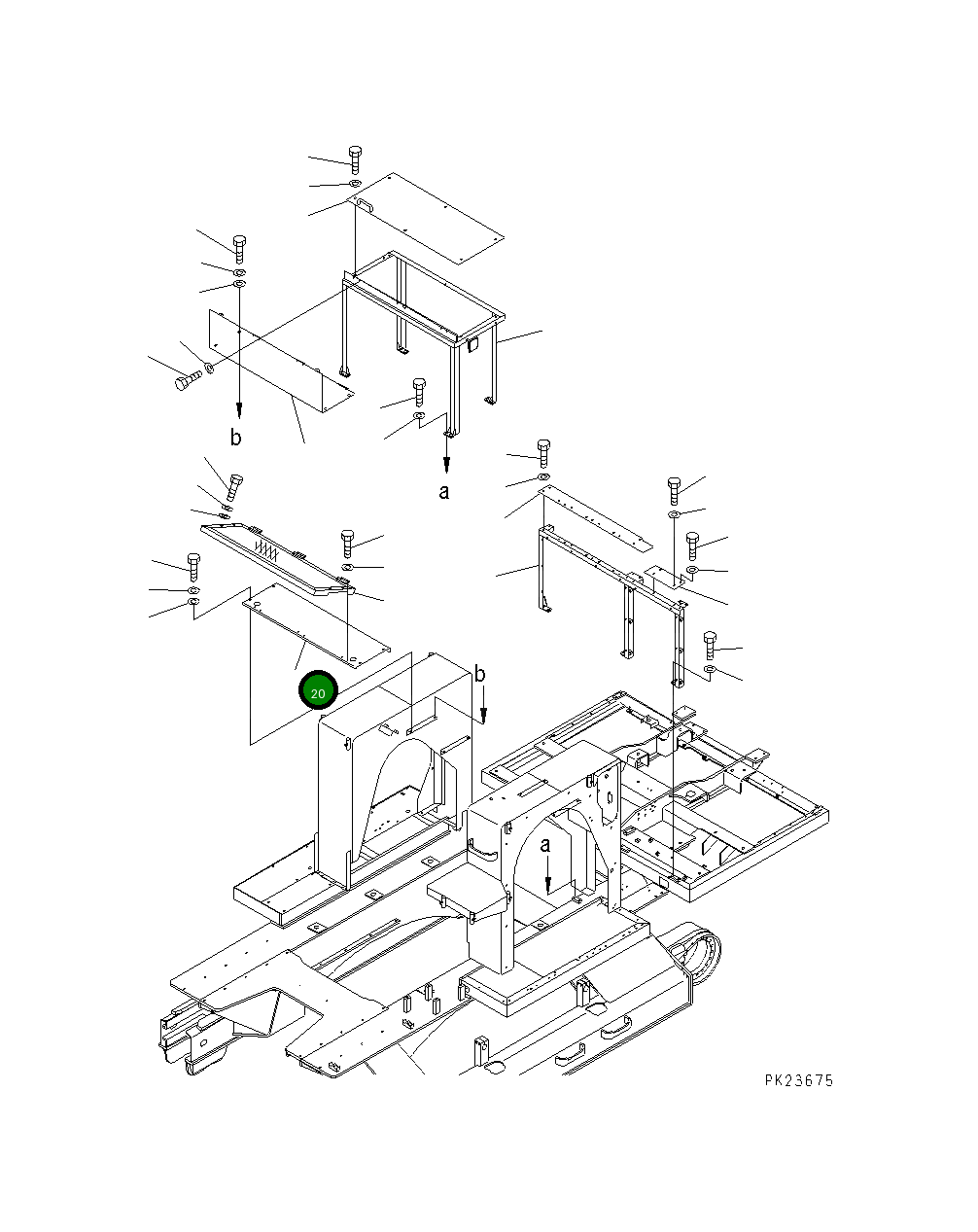 Крышка 8232-54-1620 Komatsu