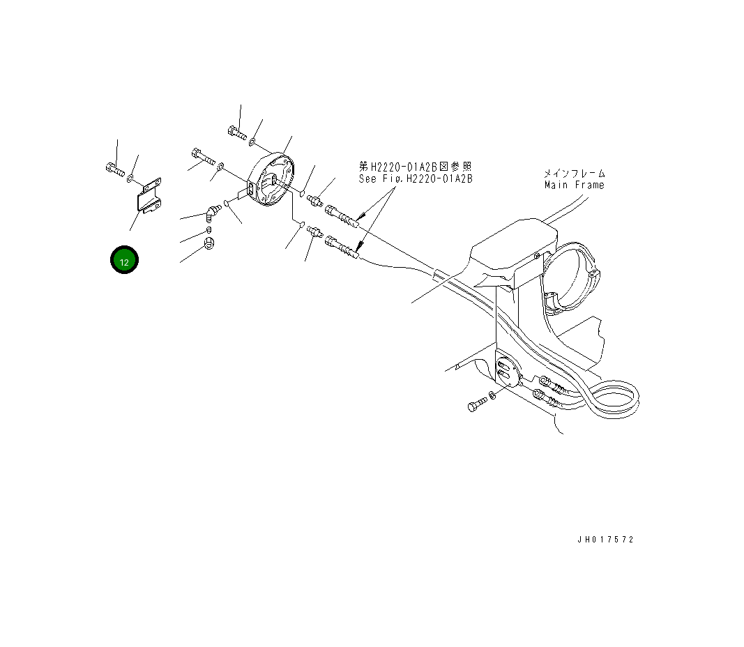 Крышка 195-30-62531 Komatsu